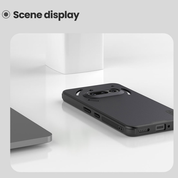 Maska za Nothing Phone 3a Nillkin Super Frosted Shield Pro Magnetic crna - 617385