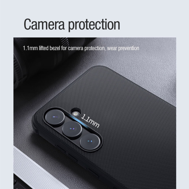 Maska za Samsung A55 5G/ A556B Nillkin Super Frosted Shield Pro Magnetic crna - 609042