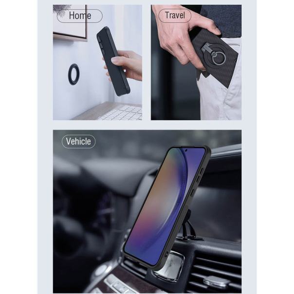 Maska za Samsung A55 5G/ A556B Nillkin Super Frosted Shield Pro Magnetic crna - 609042