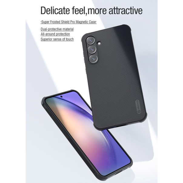 Maska za Samsung A55 5G/ A556B Nillkin Super Frosted Shield Pro Magnetic crna - 609042
