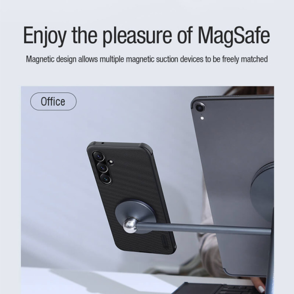 Maska za Samsung A55 5G/ A556B Nillkin Super Frosted Shield Pro Magnetic crna - 609042