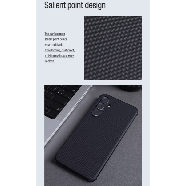 Maska za Samsung A55 5G/ A556B Nillkin Super Frosted Shield Pro Magnetic crna - 609042