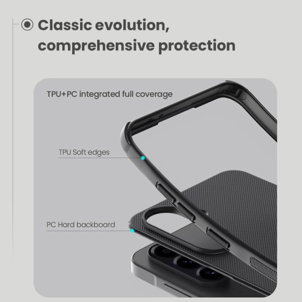 Maska za Samsung A56 5G/ A566B Nillkin Super Frosted Shield Pro Magnetic crna - 617042