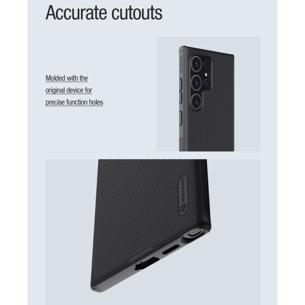 Maska za Samsung S24 Ultra/ S928B Nillkin Super Frosted Shield Pro Magnetic crna - 607678