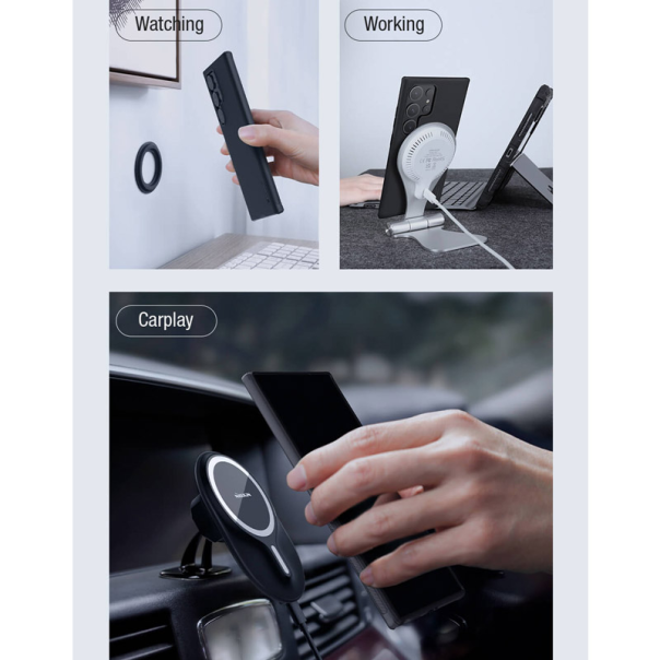 Maska za Samsung S24 Ultra/ S928B Nillkin Super Frosted Shield Pro Magnetic crna - 607678