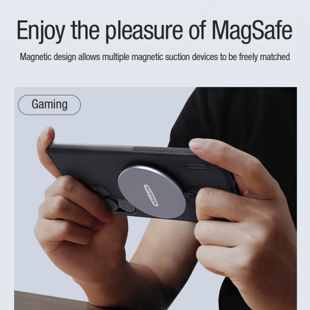 Maska za Samsung S24 Ultra/ S928B Nillkin Super Frosted Shield Pro Magnetic crna - 607678