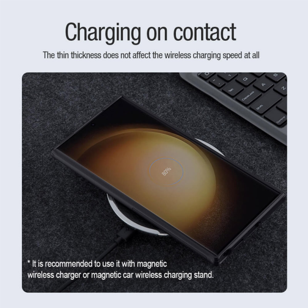 Maska za Samsung S24 Ultra/ S928B Nillkin Super Frosted Shield Pro Magnetic crna - 607678