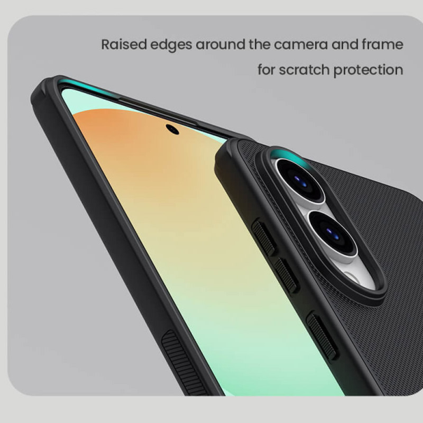 Maska za Samsung S25 Edge Nillkin Super Frosted Shield Pro Magnetic crna - 617379