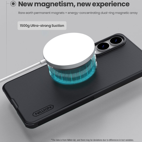 Maska za Samsung S25 Edge Nillkin Super Frosted Shield Pro Magnetic crna - 617379