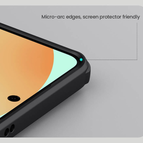 Maska za Samsung S25 Edge Nillkin Super Frosted Shield Pro Magnetic crna - 617379