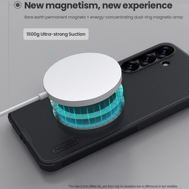 Maska za Samsung S24/ S921B/ S25/ S931B Nillkin Super Frosted Shield Pro Magnetic crna - 616013