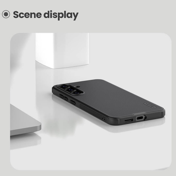 Maska za Samsung S24/ S921B/ S25/ S931B Nillkin Super Frosted Shield Pro Magnetic crna - 616013