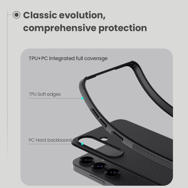 Maska za Samsung S24/ S921B/ S25/ S931B Nillkin Super Frosted Shield Pro Magnetic crna - 616013