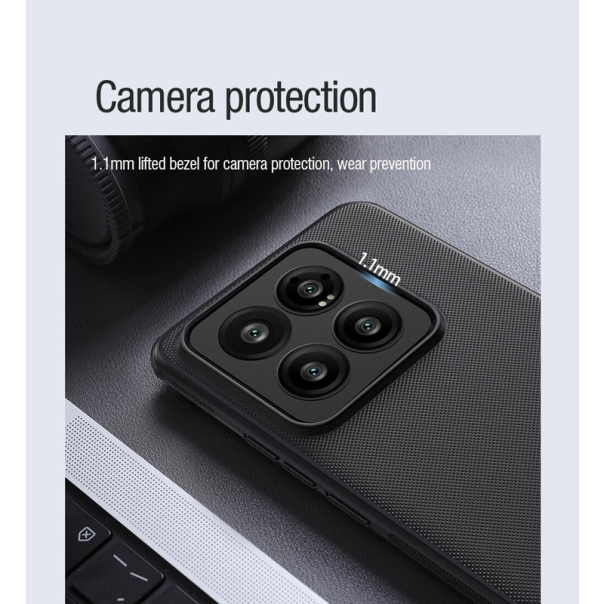 Maska za Xiaomi 14 Pro Nillkin Super Frosted Shield Pro Magnetic crna - 609924