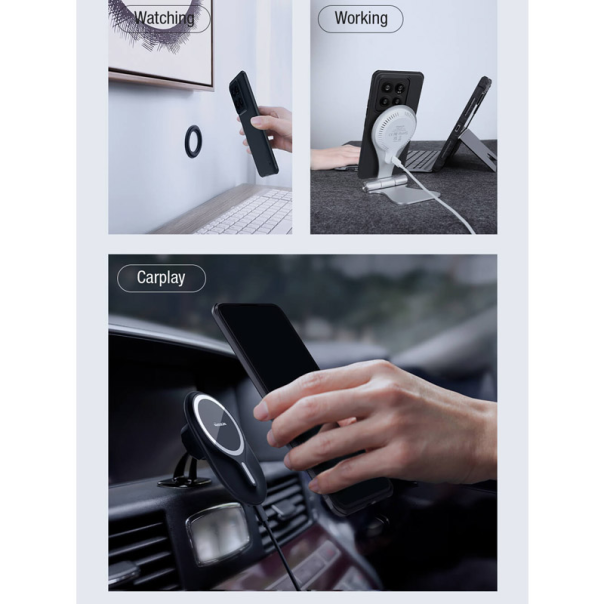 Maska za Xiaomi 14 Pro Nillkin Super Frosted Shield Pro Magnetic crna - 609924