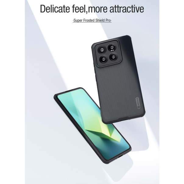 Maska za Xiaomi 14 Pro Nillkin Super Frosted Shield Pro Magnetic crna - 609924