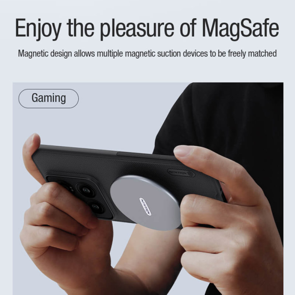 Maska za Xiaomi 14 Pro Nillkin Super Frosted Shield Pro Magnetic crna - 609924