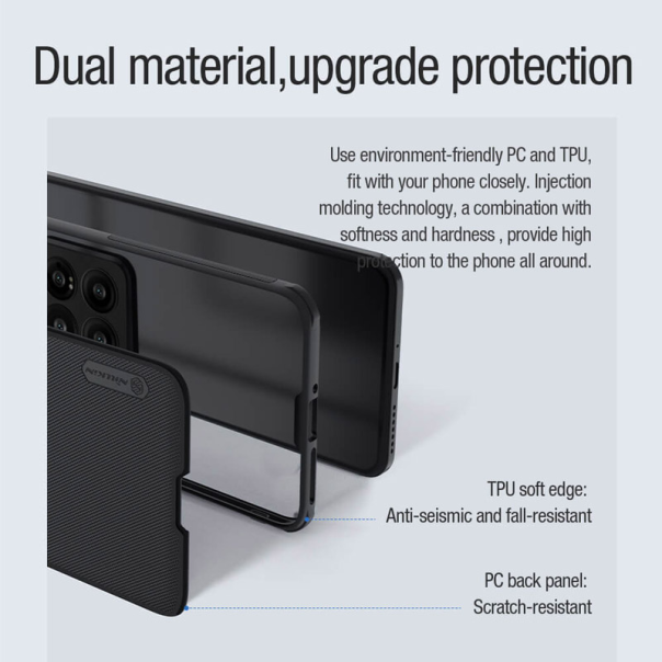 Maska za Xiaomi 14 Pro Nillkin Super Frosted Shield Pro Magnetic crna - 609924