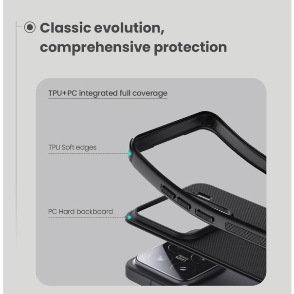 Maska za Xiaomi 15 Nillkin Super Frosted Shield Pro Magnetic crna - 615376