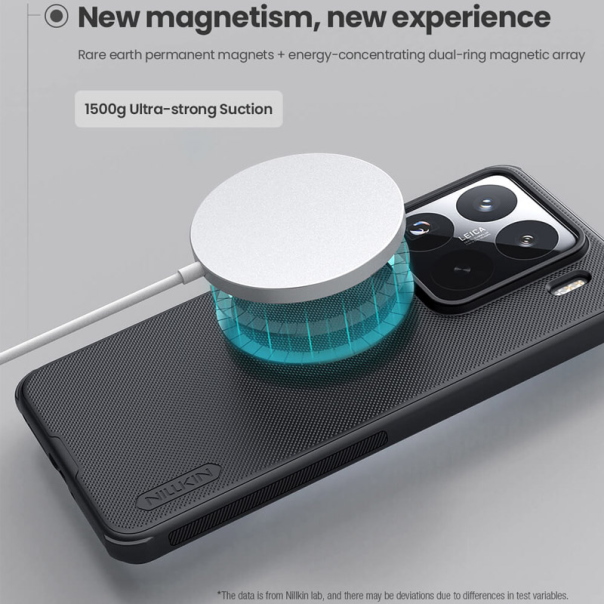 Maska za Xiaomi 15 Pro Nillkin Super Frosted Shield Pro Magnetic crna - 615377