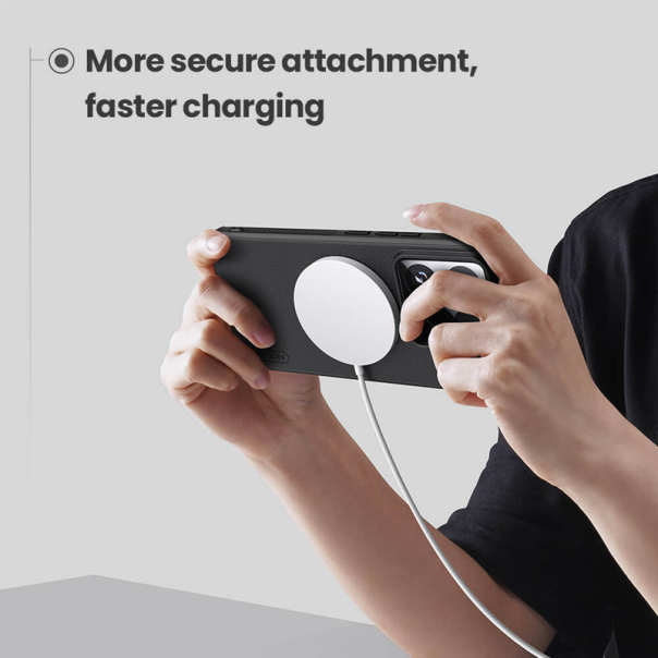 Maska za Xiaomi 15 Pro Nillkin Super Frosted Shield Pro Magnetic crna - 615377
