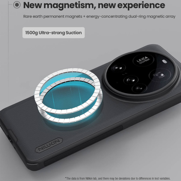 Maska za Xiaomi 15 Ultra Nillkin Super Frosted Shield Pro Magnetic crna - 617293