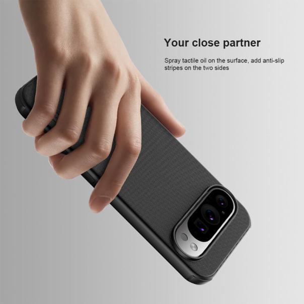 Maska za Google Pixel 9/9 Pro Nillkin Super Frosted Shield Pro crna - 617346