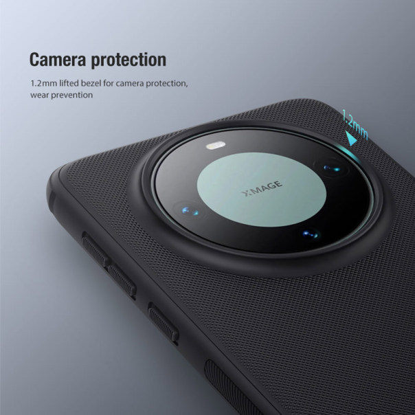 Maska za Huawei Mate 60 Pro Nillkin Super Frosted Shield Pro crna - 605188