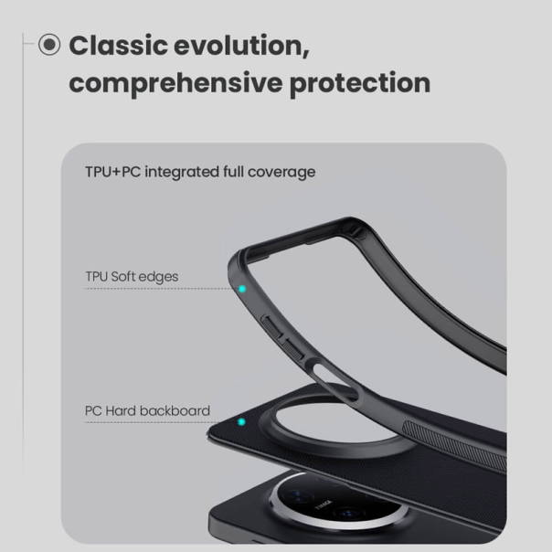 Maska za Huawei Mate 70 Nillkin Super Frosted Shield Pro crna - 513566