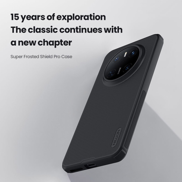 Maska za Huawei Mate 70 Nillkin Super Frosted Shield Pro crna - 513566