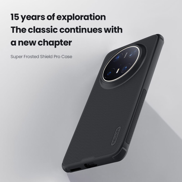 Maska za Huawei Mate 70 Pro/ 70 Pro Plus Nillkin Super Frosted Shield Pro crna - 513567
