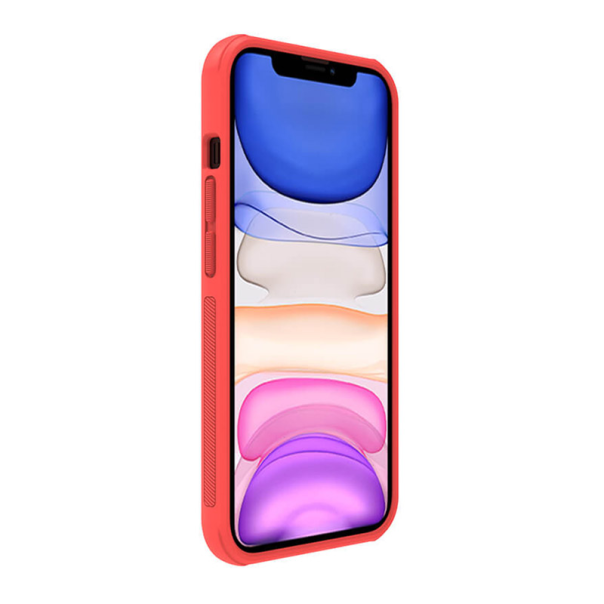Maska za iPhone 15 Plus Nillkin Super Frosted Shield Pro crvena - 603734