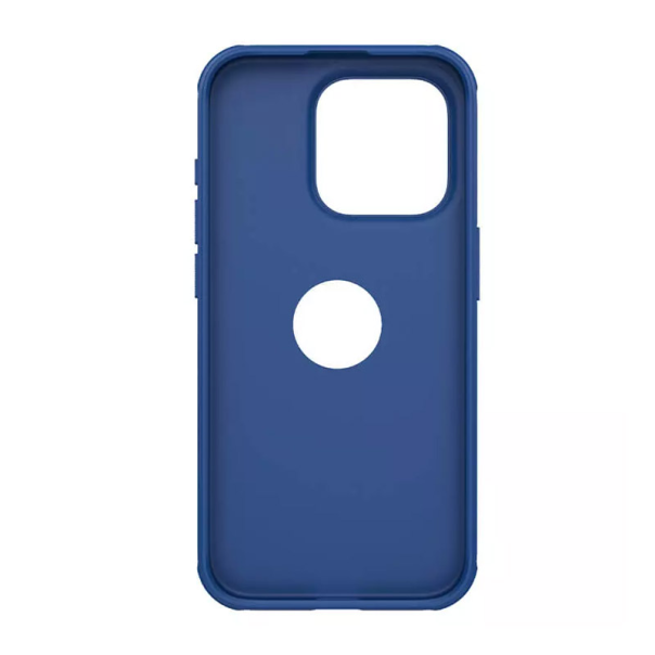 Maska za iPhone 15 Pro Max (sa otvorom logo) Nillkin Super Frosted Shield Pro plava - 607522