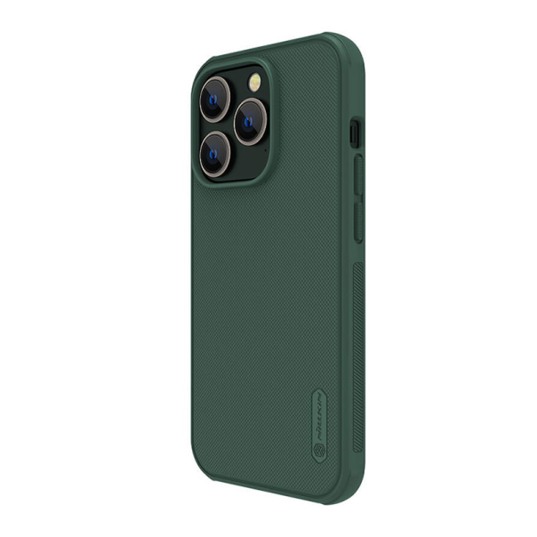 Maska za iPhone 15 Pro Nillkin Super Frosted Shield Pro tamno zelena - 603697