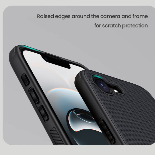 Maska za iPhone 16e Nillkin Super Frosted Shield Pro crna - 617044