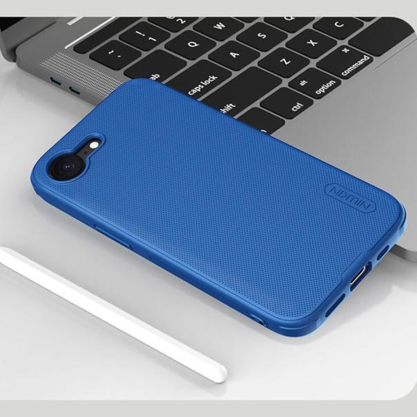 Maska za iPhone 16e Nillkin Super Frosted Shield Pro plava - 617053