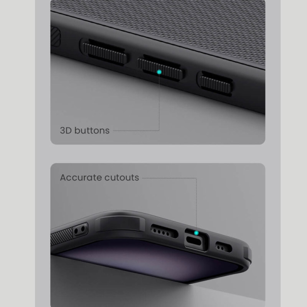 Maska za iPhone 17 (bez otvora za logo) Nillkin Super Frosted Shield Pro crna - 621041