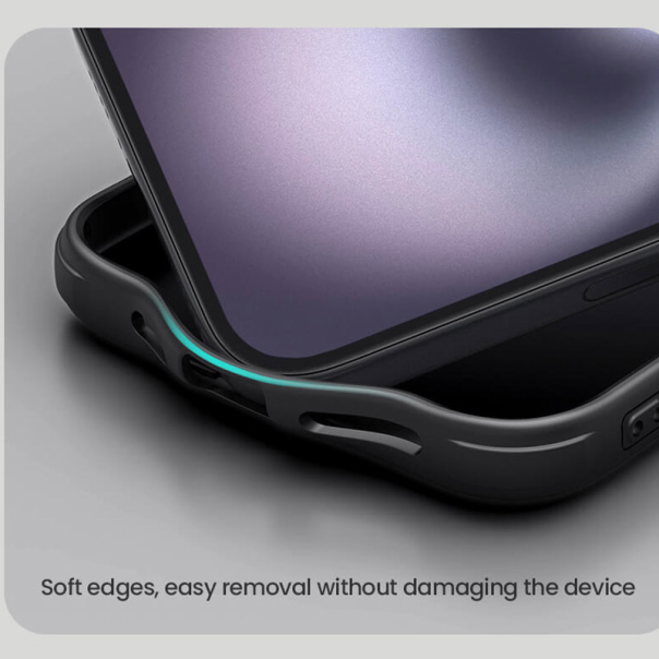 Maska za iPhone 17 (bez otvora za logo) Nillkin Super Frosted Shield Pro crna - 621041