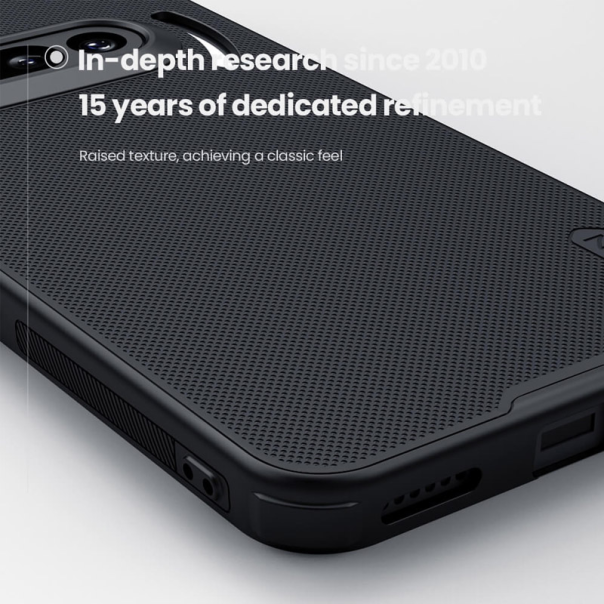 Maska za Nothing Phone 3a Nillkin Super Frosted Shield Pro crna - 617387