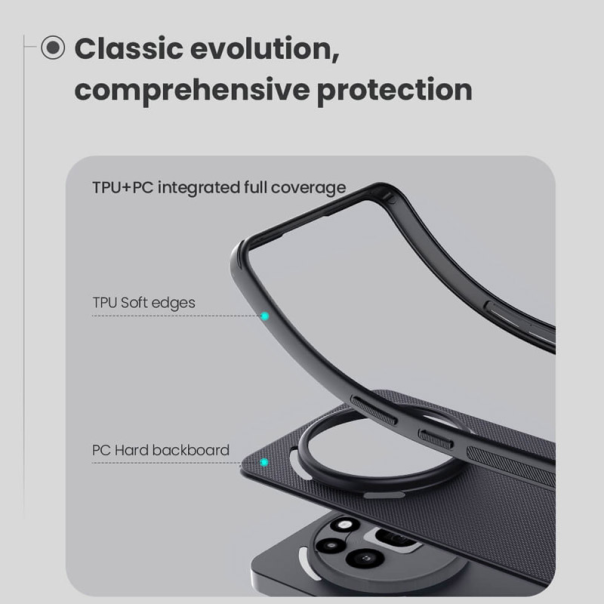 Maska za Nothing Phone 3a Pro Nillkin Super Frosted Shield Pro crna - 617388