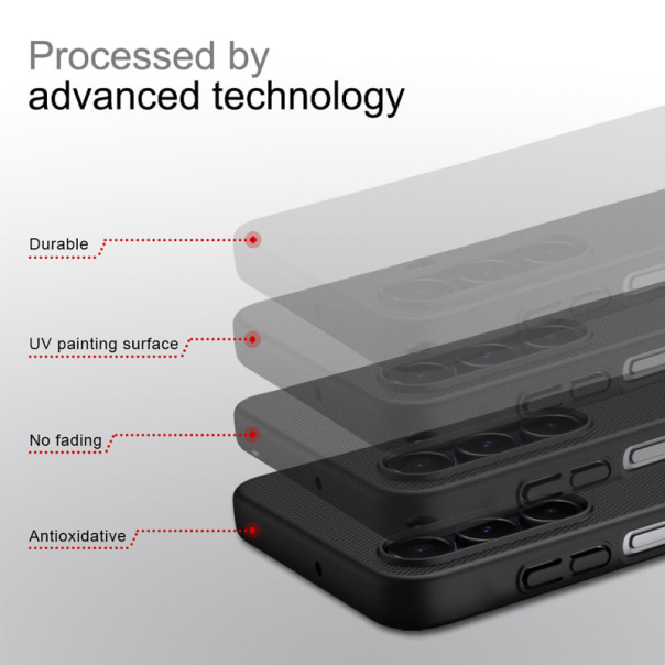 Maska za Samsung A16 5G/ A166B Nillkin Super Frosted Shield crna - 615375