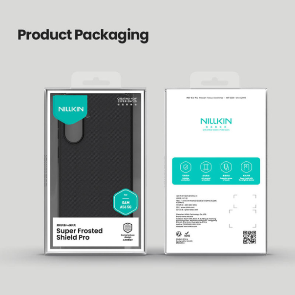 Maska za Samsung A56 5G/ A566B Nillkin Super Frosted Shield Pro crna - 617043