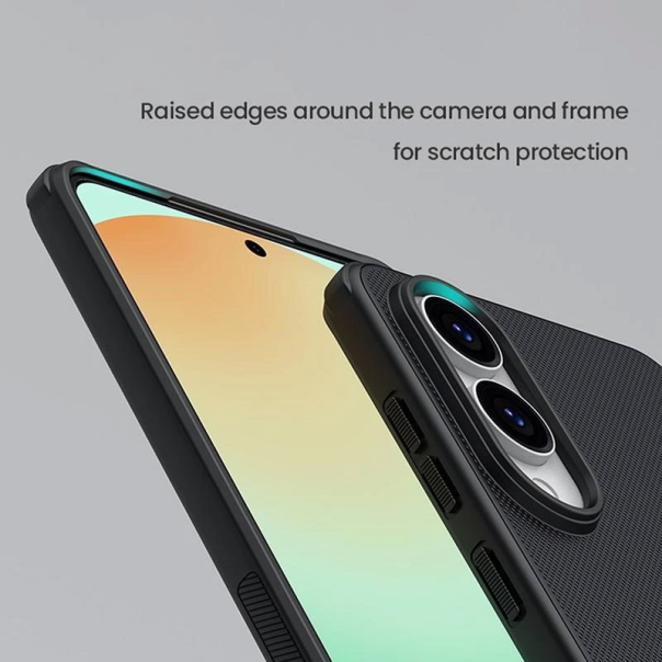 Maska za Samsung S25 Edge Nillkin Super Frosted Shield Pro crna - 617380