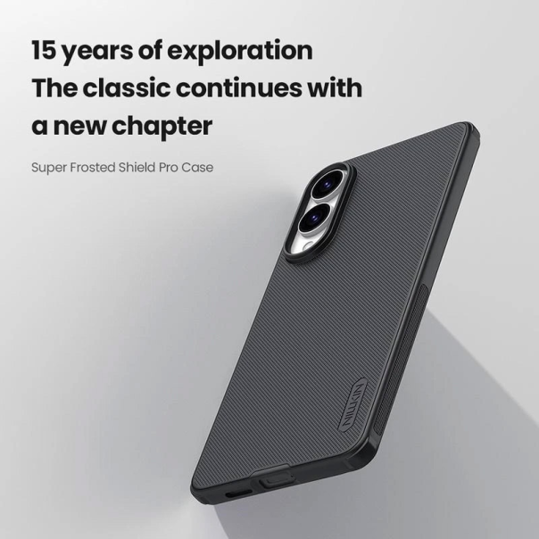 Maska za Samsung S25 Edge Nillkin Super Frosted Shield Pro plava - 617381