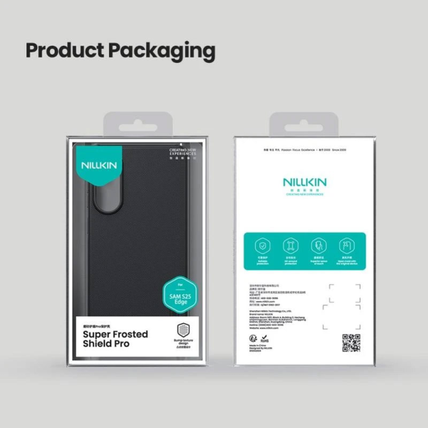 Maska za Samsung S25 Edge Nillkin Super Frosted Shield Pro plava - 617381