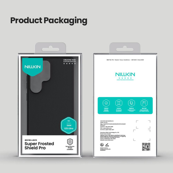 Maska za Samsung S25 Ultra/ S938B Nillkin Super Frosted Shield Pro crna - 615777