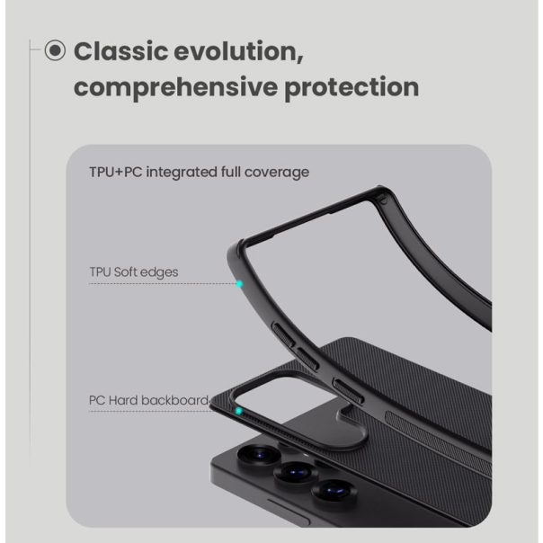 Maska za Samsung S25 Ultra/ S938B Nillkin Super Frosted Shield Pro crna - 615777