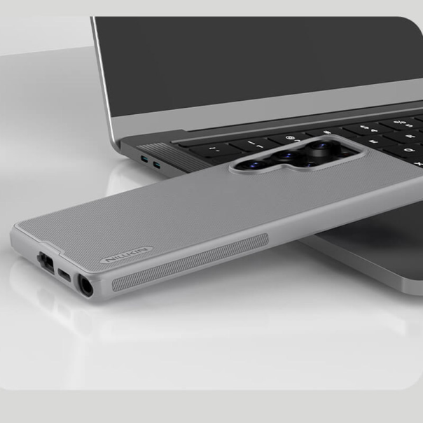 Maska za Samsung S25 Ultra/ S938B titanijum Nillkin Super Frosted Shield Pro siva - 615780