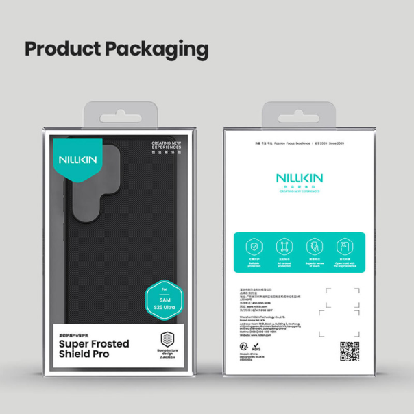Maska za Samsung S25 Ultra/ S938B titanijum Nillkin Super Frosted Shield Pro siva - 615780