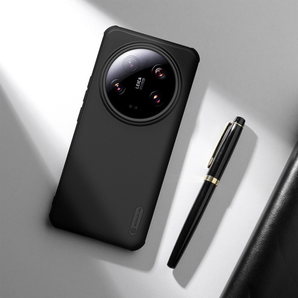 Maska za Xiaomi 14 Ultra Nillkin Super Frosted Shield Pro crna - 611675